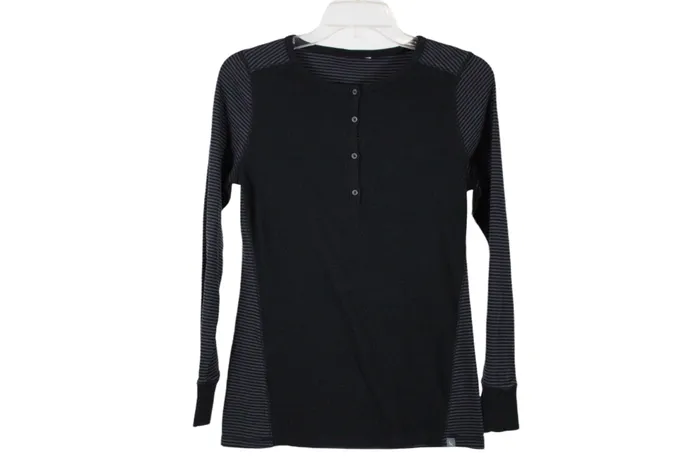 Eddie Bauer Black Long Sleeved Shirt L Eddie Bauer Rings