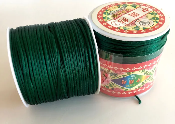 Emerald Rattail Cord Kumihimo Cord Satin Silk Cord Satin Nylon Cord Macrame Knotting DIY Beading String Thread Cording 15mm Peppy Beads Earrings Emerald Rattail Cord Kumihimo Cord Satin Silk Cord Satin Nylon Cord Macrame Knotting DIY Beading String Thread Cording 15mm Peppy Beads Earrings