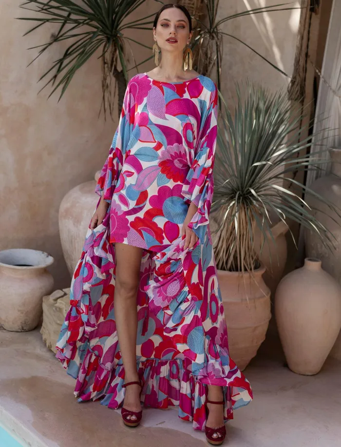Erika Pea Earrings Denisa Short Dress