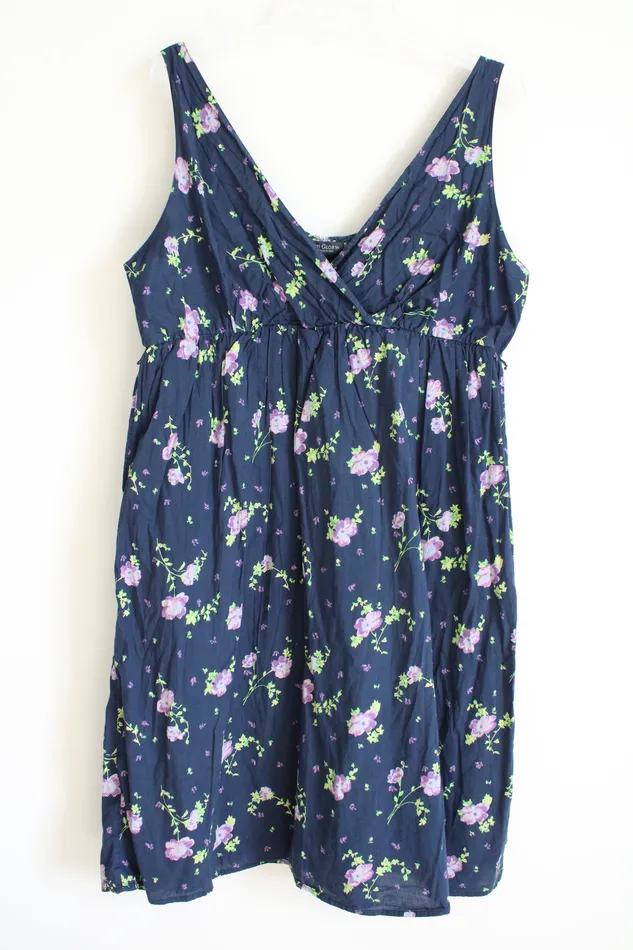 Faded Glory Rings Faded Glory Navy Blue Dress 16