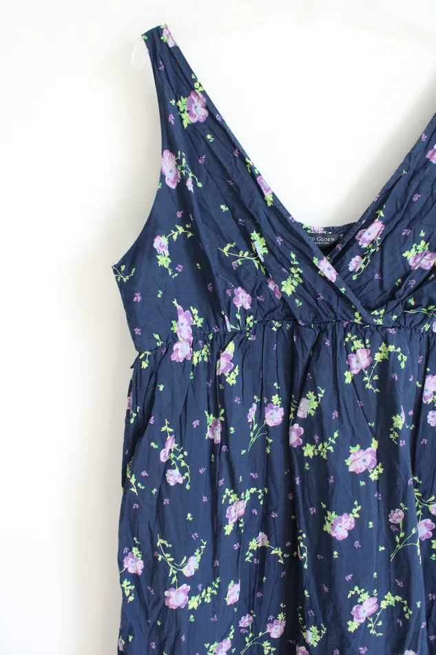 Faded Glory Rings Faded Glory Navy Blue Dress 16