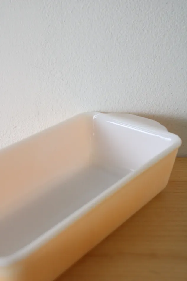Fire King Peach Lustre Bread Pan Fire King Rings