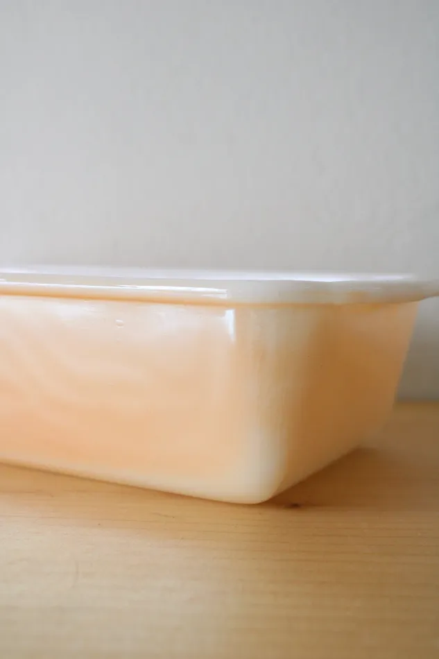 Fire King Peach Lustre Bread Pan Fire King Rings