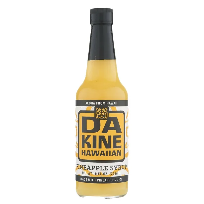 FIVESTARTRANSP Da Kine Hawaiian Pineapple Syrup 10 oz Earrings