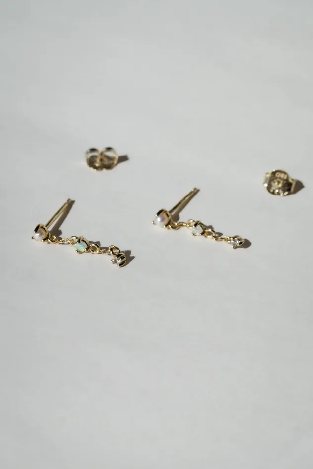 Foe Dear Earrings Luna Drop Earrings readytoship