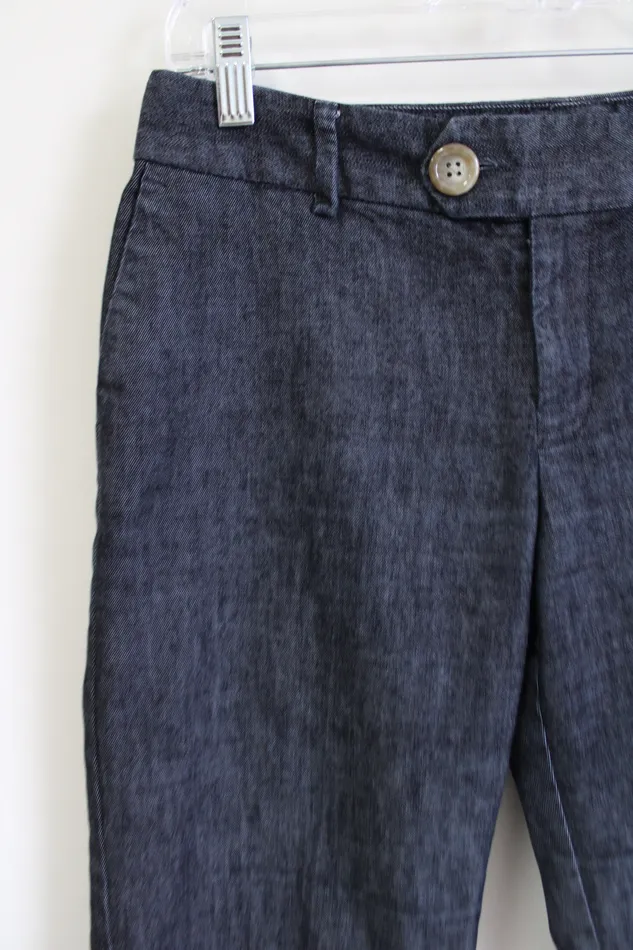 Gap Stretch Gray Wash Capris 4 Gap Earrings