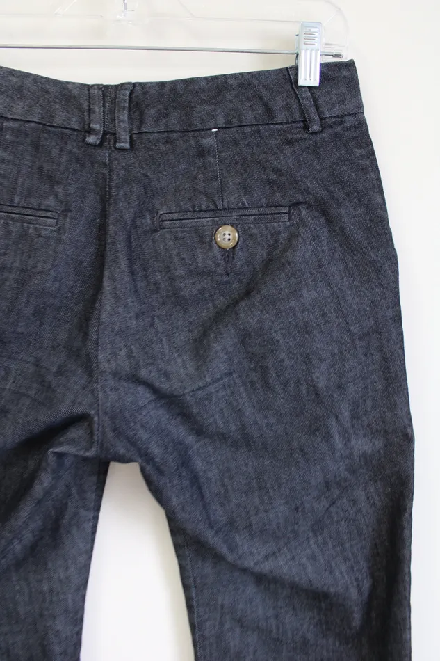 Gap Stretch Gray Wash Capris 4 Gap Earrings