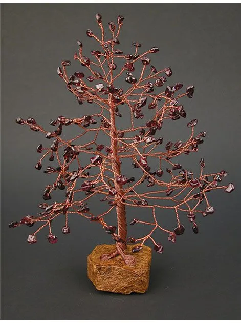 Garnet Tree of Life CAPSTONE Necklaces