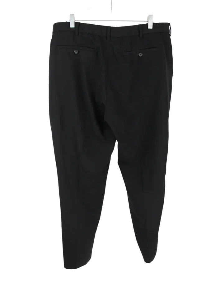 George George Black Dress Pant 40X30 Rings