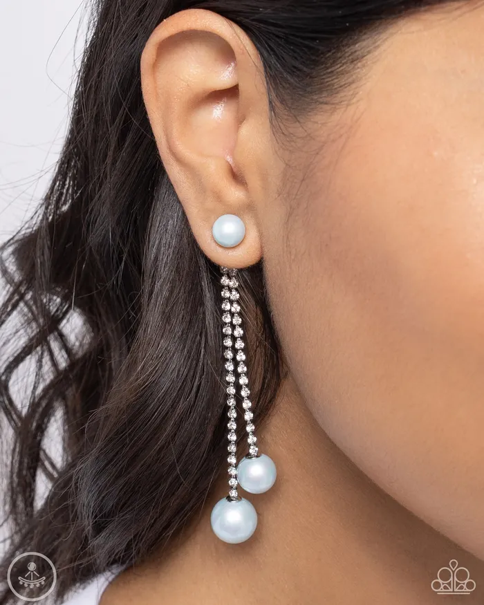 Give Us A PEARL Blue Paparazzi Accessories Rings