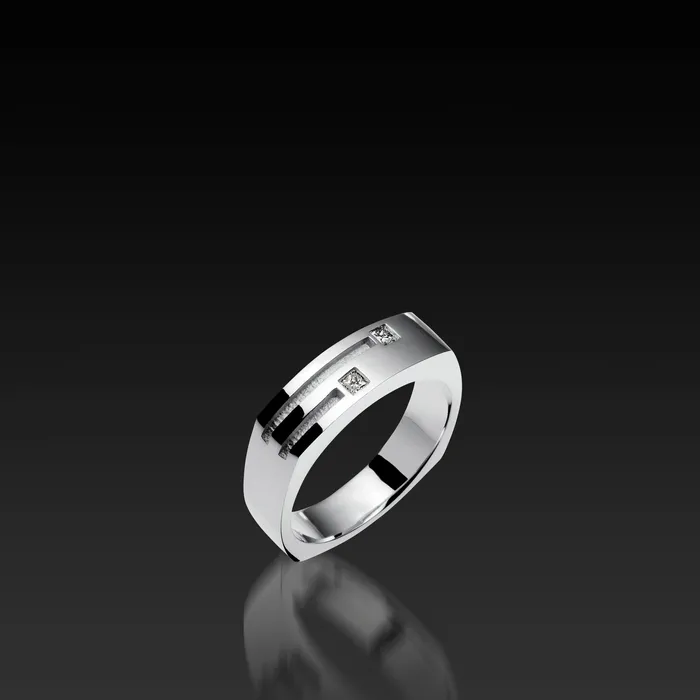 Groove Square Diamond Band John Atencio Rings
