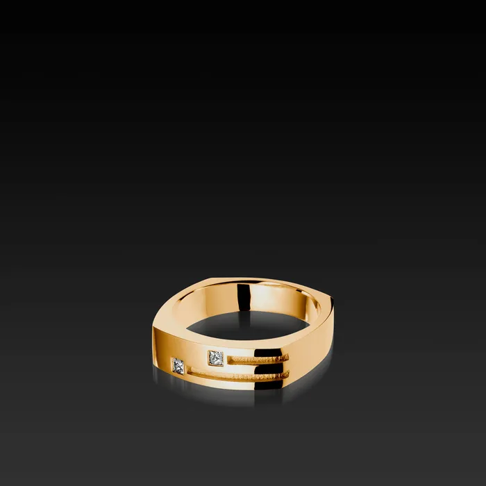 Groove Square Diamond Band John Atencio Rings