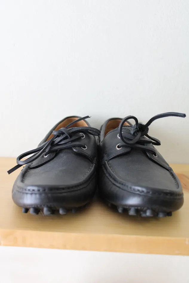 Gucci Rings Gucci Black Leather Driver Shoe Loafer Size 7