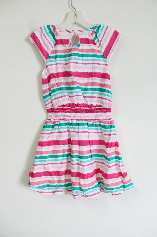 Gymboree Rings Gymboree Pink Blue Striped Dress 7