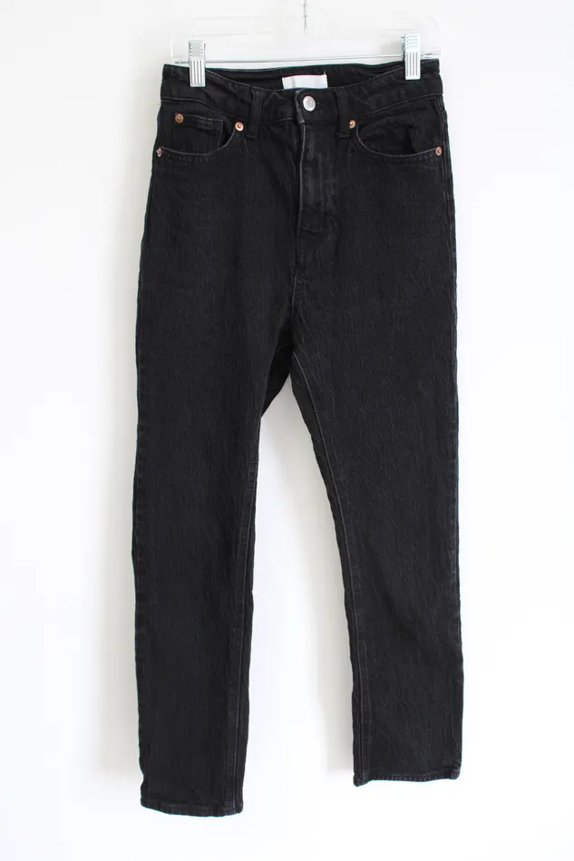 HM Black Denim Straight Fit Jeans 0 HM Rings