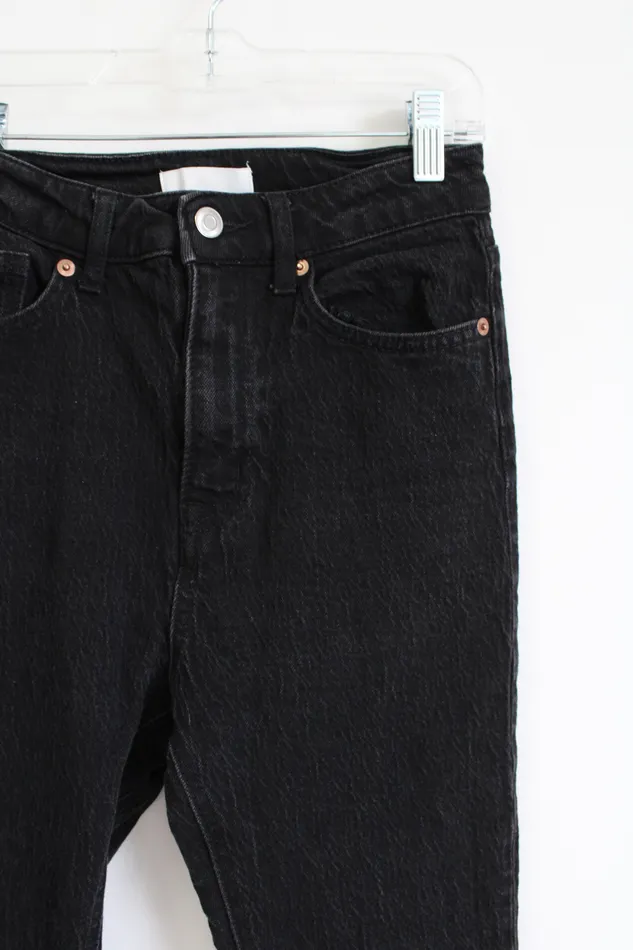 HM Black Denim Straight Fit Jeans 0 HM Rings