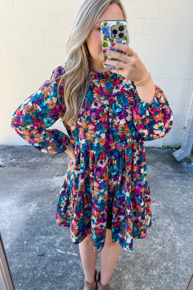 Haptics Rings See You Tomorrow Floral Dress
