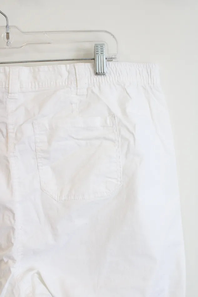 Hasting Smith Rings NEW Hasting Smith White Capri Pants 16W