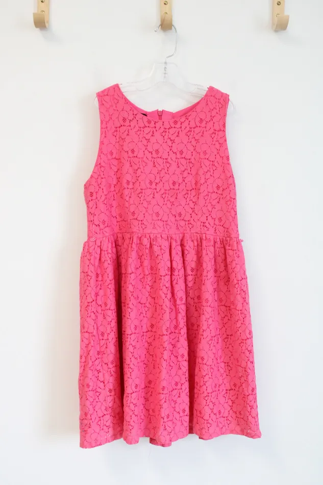 Holiday Editions Earrings Holiday Editions Pink Lace Flower Dress Youth XL 1416 Holiday Editions Earrings Holiday Editions Pink Lace Flower Dress Youth XL 1416