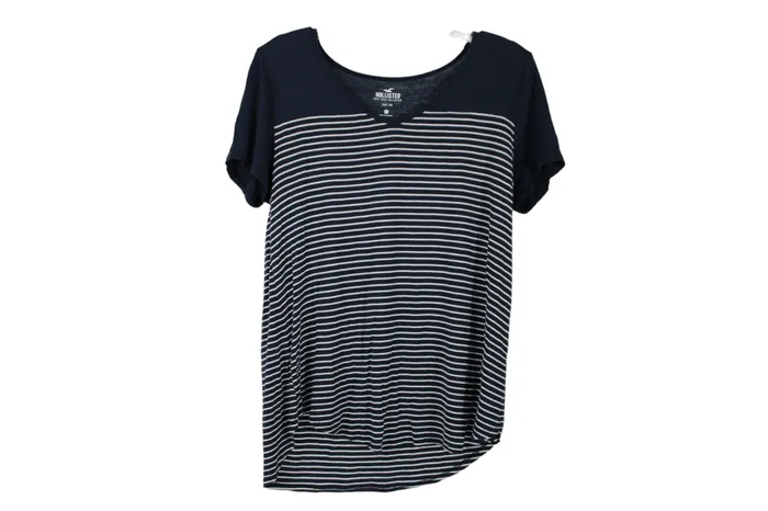Hollister Rings Hollister Blue Striped Easy Tee M