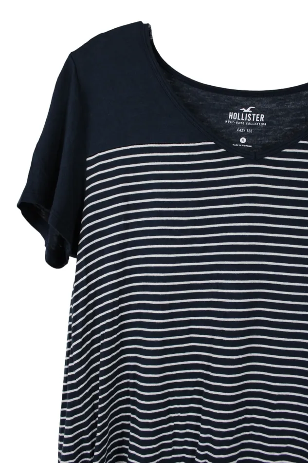 Hollister Rings Hollister Blue Striped Easy Tee M
