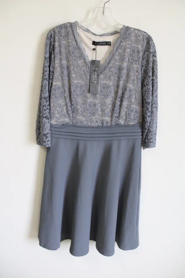 Homeyee Earrings NEW Homeyee Gray Lace Dress 10
