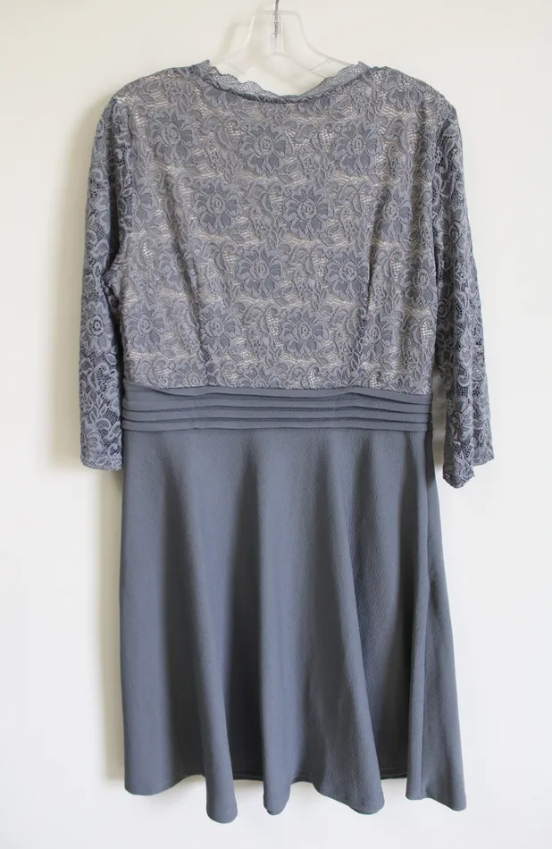 Homeyee Earrings NEW Homeyee Gray Lace Dress 10