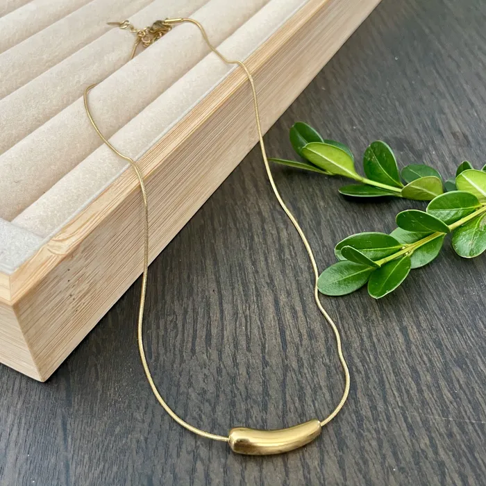 iszi ONLINE Tube Pendant Necklace Necklaces