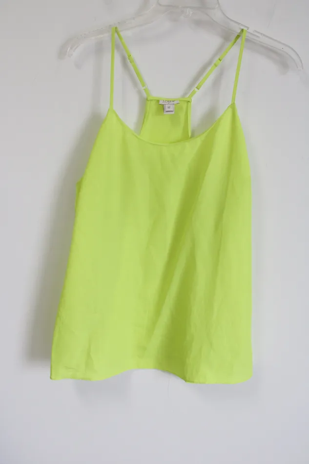 JCrew Neon Yellow Tank 12 JCrew Earrings