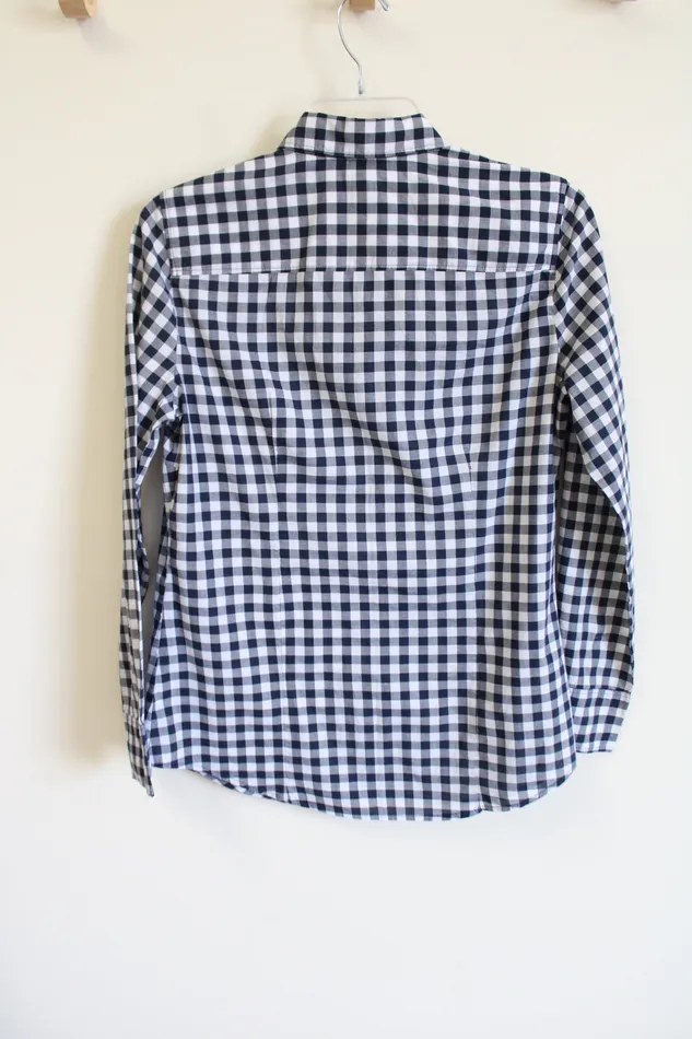 JCrew Rings JCrew Blue Gingham Button Down Shirt S