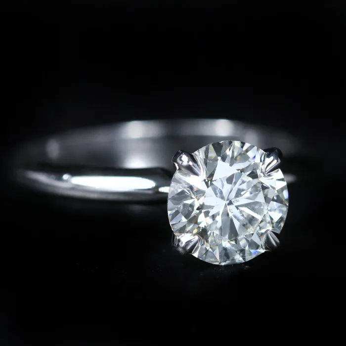 JS Simmons Diamond Consultants Rings 14k White Gold GIA 130 Carat Diamond Solitaire Engagement Ring JS Simmons Diamond Consultants Rings 14k White Gold GIA 130 Carat Diamond Solitaire Engagement Ring