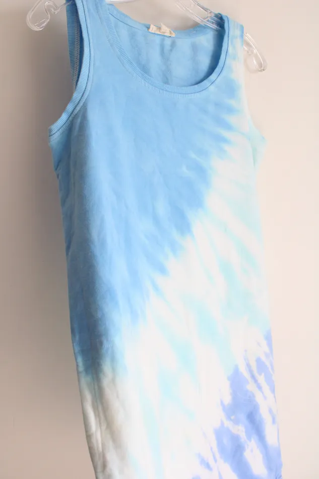Jane And Delancey Rings Jane And Delancey Blue Tie Dye Pocket Dress S