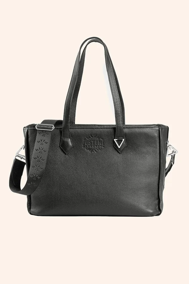 JL tote bag leather Caviar black justineleconte1 Rings
