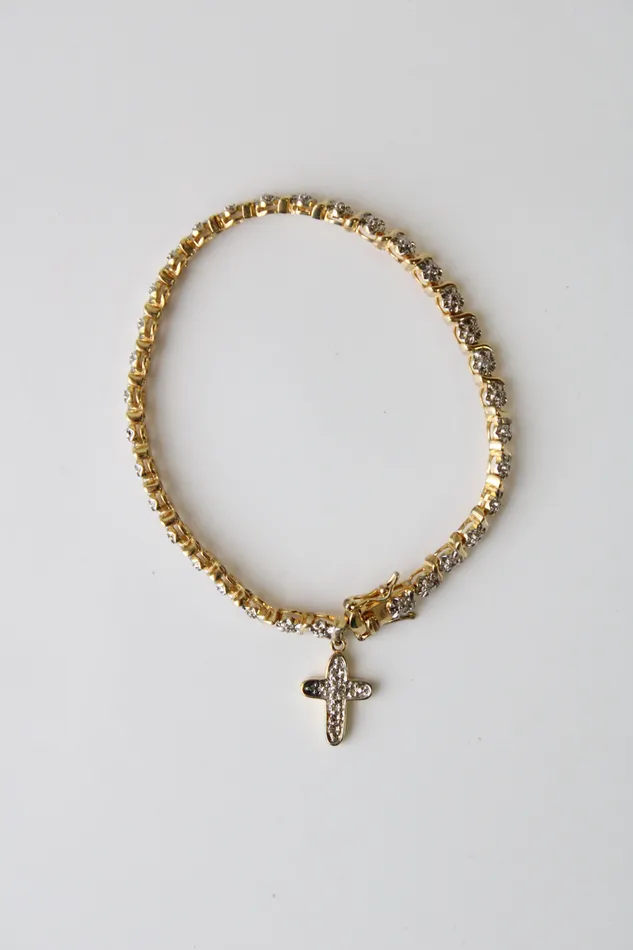 Jubilee Thrift Bracelets Cross Charm 925 Bracelet