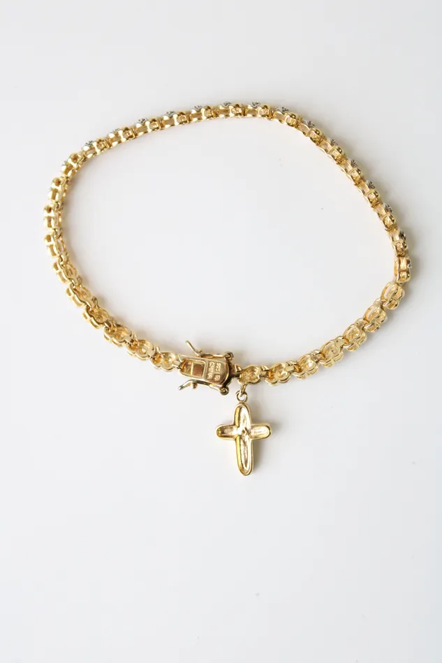 Jubilee Thrift Bracelets Cross Charm 925 Bracelet