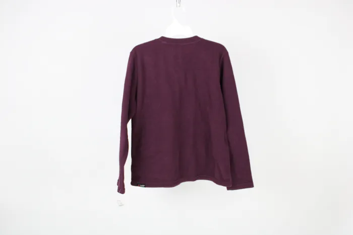 Jubilee Thrift Earrings Burgundy Fleece Shirt 1416