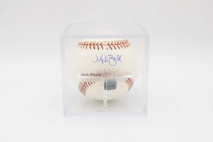 Jubilee Thrift Earrings MLB Official Mark Burnett Signed Baseball
