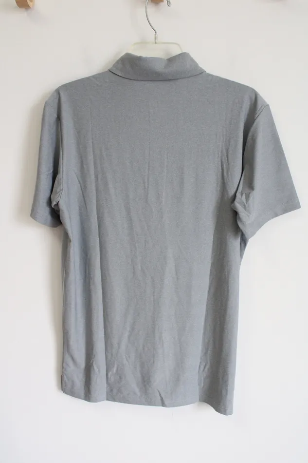 Jubilee Thrift Earrings Quick Dry Gray Athletic Polo S
