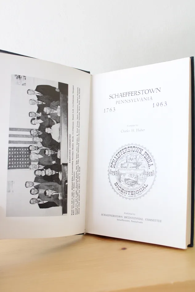 Jubilee Thrift Earrings Schaefferstown Pennsylvania Bicentennial 17631963 Book
