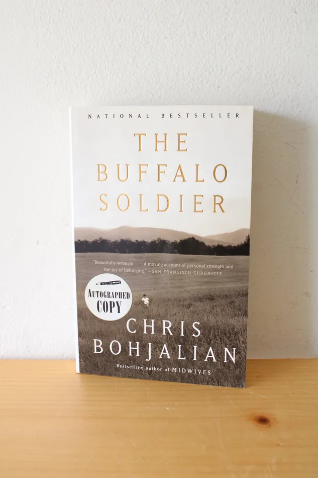 Jubilee Thrift Earrings The Buffalo Soldier By Chris Bohjalian Autographed Copy Jubilee Thrift Earrings The Buffalo Soldier By Chris Bohjalian Autographed Copy