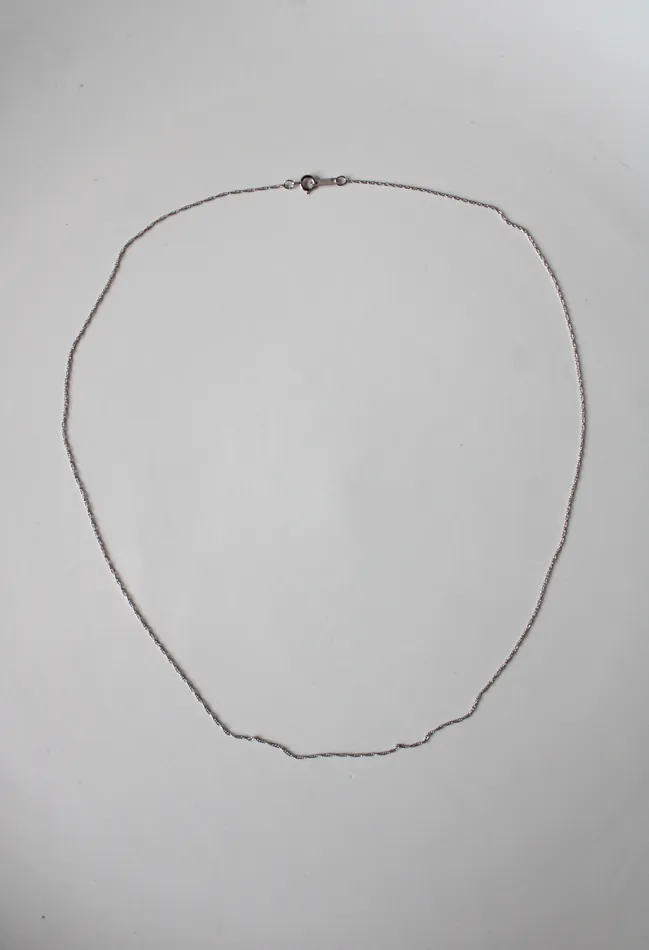 Jubilee Thrift White Gold 10KT Dainty Chain Necklace Necklaces