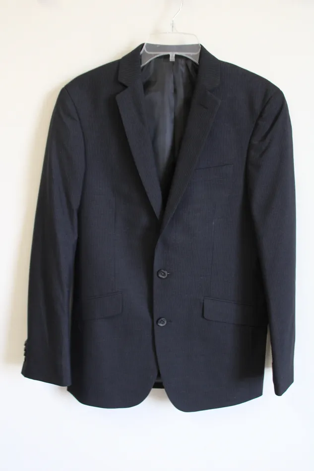 Kenneth Cole Rings NEW Kenneth Cole Reaction Black Pinstripe Blazer 36R