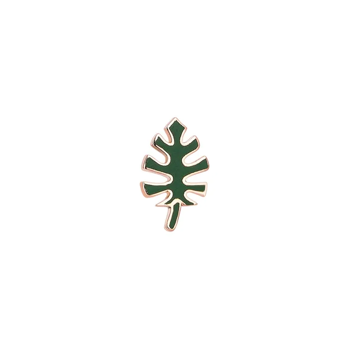Kismet by MILKA Earrings Monstera Stud Earring