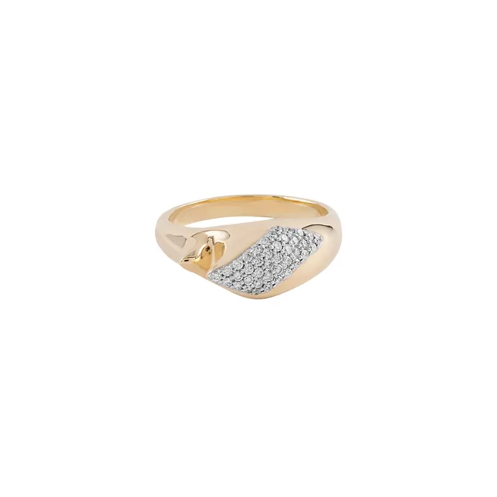 Kismet by Milka Rings Vulcan Pinky Ring