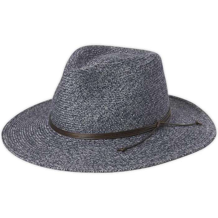 Kooriginal Womens Wide Brim Brianna Hat Navy Blue TANKSTREAM Rings