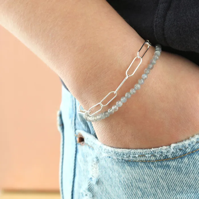 kris nations Bracelets Large Link Chain Bracelet kris nations Bracelets Large Link Chain Bracelet