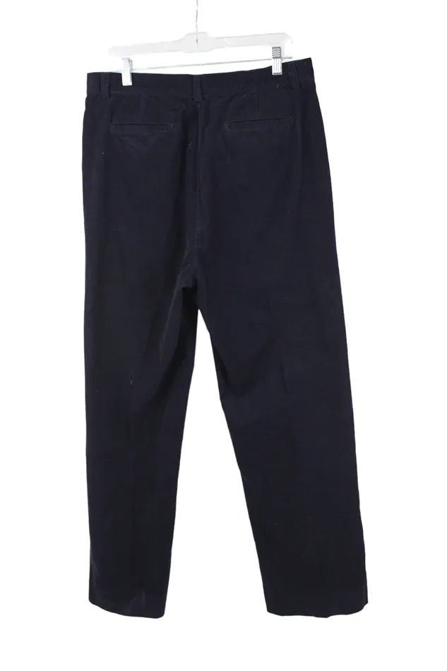 Lands End Lands End Navy Blue Fit 3 Corduroy Pants 14 Rings