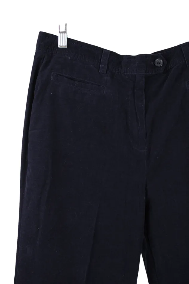 Lands End Lands End Navy Blue Fit 3 Corduroy Pants 14 Rings