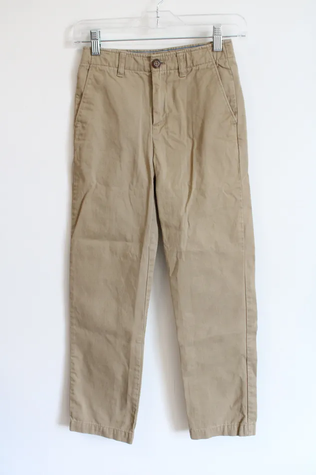 Lands End Tan Chino Khaki Pant 10S Lands End Earrings