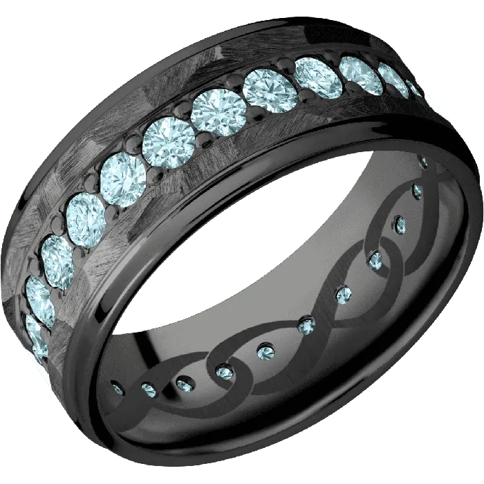 Lashbrook Earrings Zirconium Rock Polish Finish